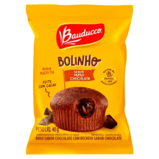 BOLINHO BAUDUCCO DUPLO CHOCOLATE 40 G