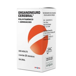 ORGANONEURO CEREBRAL C/25 DRG