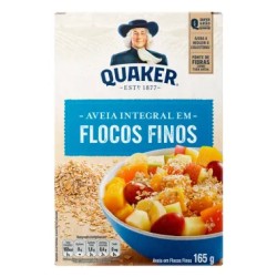 AVEIA EM FLOCOS FINO QUAKER C/ 165 G