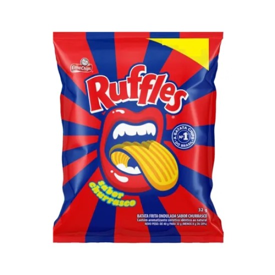 ELMA CHIPS RUFFLES CHURRASCO 32G