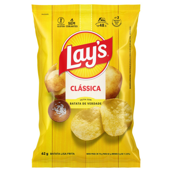 ELMA CHIPS LAYS CLASSICAS 62G