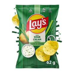 ELMA CHIPS LAYS SOUR CREAM 62G