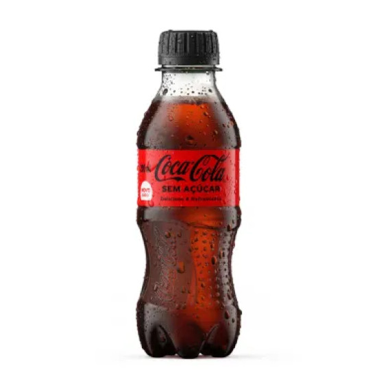 REFRIGERANTE COCA COLA S/ACUCAR PET 200ML