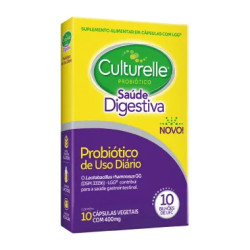 CULTURELLE PROBIOTICO COM 10 CAPSULAS SAUDE DIGESTIVA