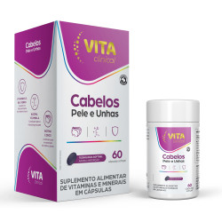 POLIVITAMINICO VITACLINICAL CABELO PELE E UNHAS COM 60 CAPSULAS