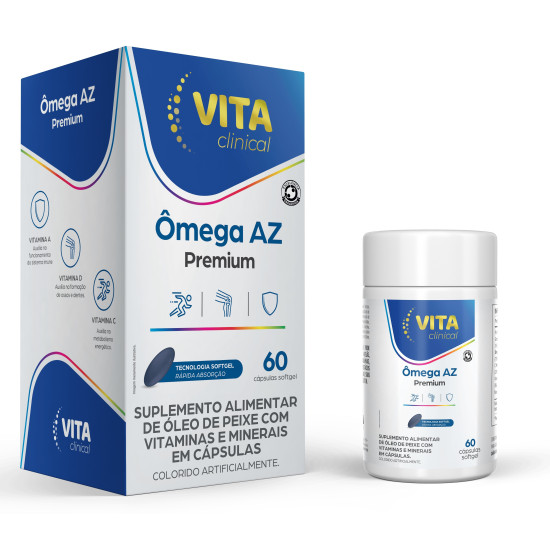 POLIVITAMINICO VITACLINICAL AZ PREMIUM COM 60 CAPSULAS