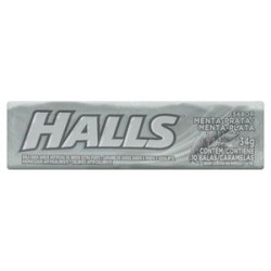 HALLS MENTA PRATA COM 10UN