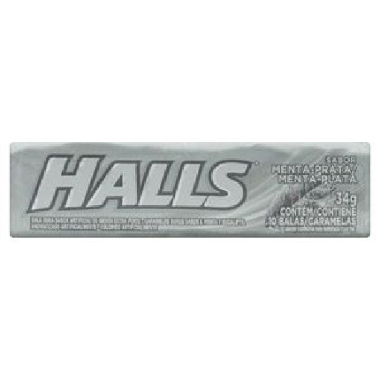 HALLS MENTA PRATA COM 10UN
