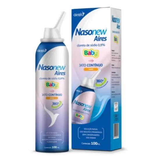 NASONEW AIRES BABY 0,9% JATO CONTINUO C/100ML