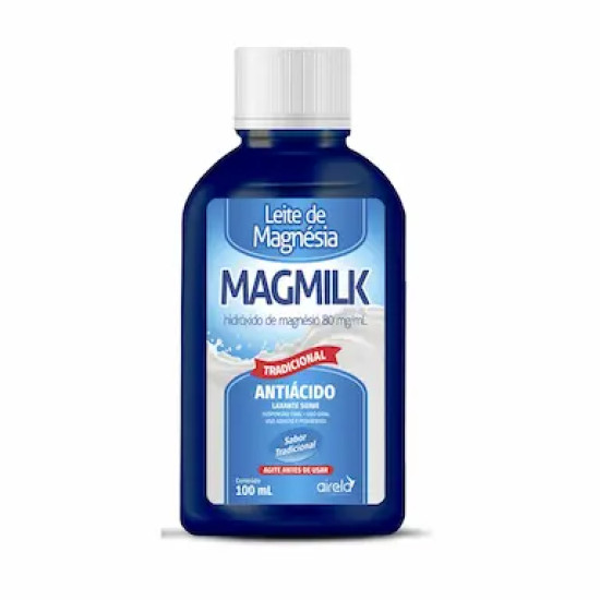 LEITE DE MAGNESIA MAGMILK COM 100ML TRADICIONAL