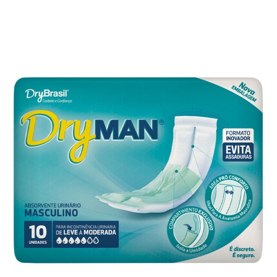 ABSORVENTE GERIATRICA DRYMAN C/10 UNID