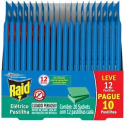 RAID REFIL PASTILHA LV 12 PG 10