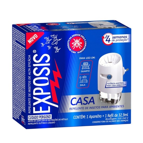 REPELENTE ELETRICO EXPOSIS CASA AP+REFIL 32,9ML