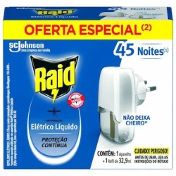 RAID ELETRICO PROTECTOR 45 REFIL 32,9 ML GTS APAR