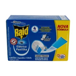 RAID ELETRICO PROTECTOR APARELHO + 4 REFIS