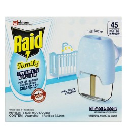 REPELENTE REFIL RAID FAMILY AP+REFIL 32,9ML