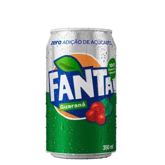 REFRIGERANTE FANTA GUARANA ZERO 350ML
