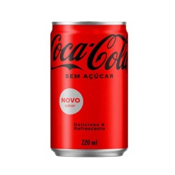 REFRIGERANTE COCA COLA S/ACUCAR 220ML