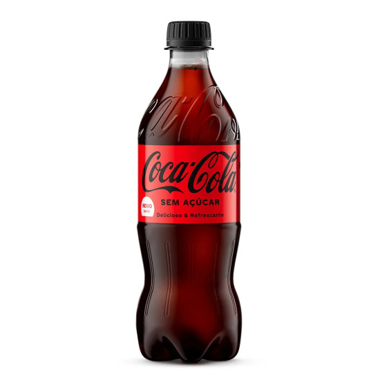 REFRIGERANTE COCA COLA ZERO PET 600ML