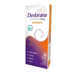 DESLORANA 5MG COM 10 CAPSULAS