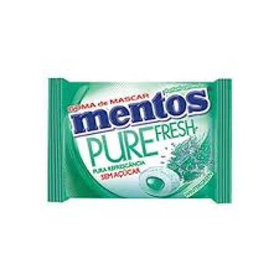 CHICLETE MENTOS PURE FRESH WINTERGREEN COM 4 UND