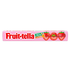 BALA FRUITTELLA MASTIGAVEL MORANGO 40 G