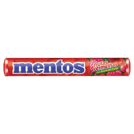 MENTOS FRUTAS VERMELHAS 38G 14 UN