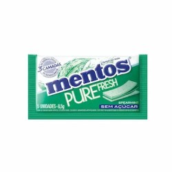 CHICLETE MENTOS PURE SPEARMINT C/ 5 UND