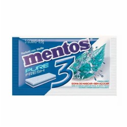 CHICLETE MENTOS PURE FRESH MINT C/ 5 UND