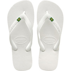 CHINELO HAVAIANAS BRASIL BRANCA TAMANHO 33/34