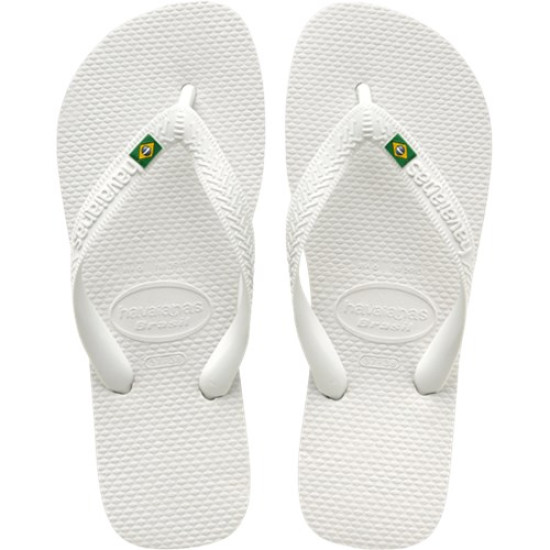 CHINELO HAVAIANAS BRASIL BRANCA TAMANHO 33/34