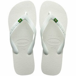CHINELO HAVAIANA BRASIL BRANCA TAM 35/36