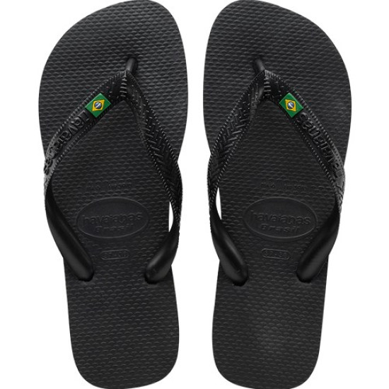CHINELO HAVAIANAS BRASIL PRETO TAMANHO 35/36