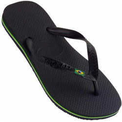 CHINELO HAVAIANAS BRASIL PRETO TAMANHO 45/46