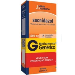 SECNIDAZOL 1000MG C/2 COMPRIMIDOS NOVAQUIMICA