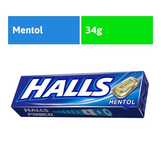 HALLS MENTOL C/10UN