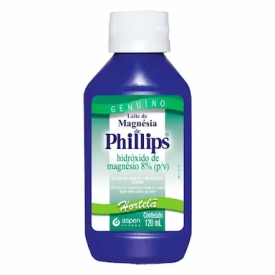 LEITE MAGNESIA PHILLIPS HORTELA C/120 ML