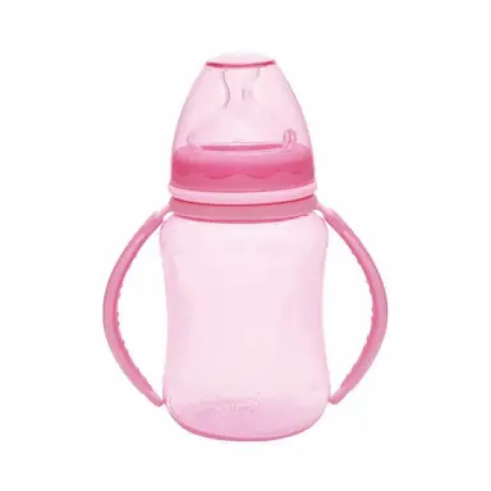 MAMADEIRA KUKA AQUAR BIG ORTO COM ALÇA 240ML ROSA REF 1407