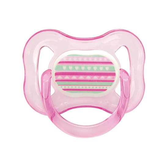 CHUPETA KUKA COLOR ORTO DECORADA N1ROSA