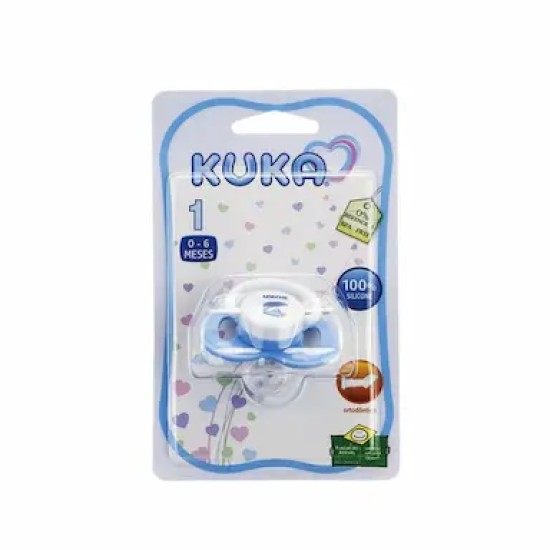 CHUPETA KUKA PLUS ORT Nº1 AZUL 2466