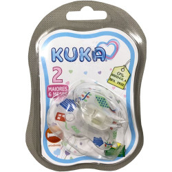 CHUPETA KUKA PREMIUM SILIC ORTO BRANCA N°2 R2786