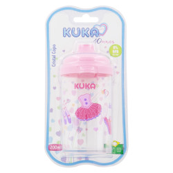 COPO KUKA CRISTAL 200ML ROSA REF 6047