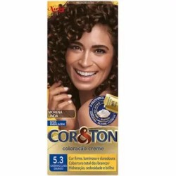 TINTURA PARA CABELO CORETON 5.3 CASTANHO CLARO DOURADO