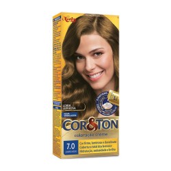 TINTURA PARA CABELO CORETON 7.0 LOURO MEDIO