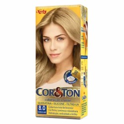 TINTURA PARA CABELO CORETON 8.0 LOURO CLARO