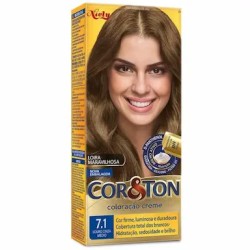 TINTURA PARA CABELO CORETON 7.1 LOURO CINZA MEDIO