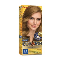 TINTURA PARA CABELO CORETON 8.1 LOURO CINZA CLARO