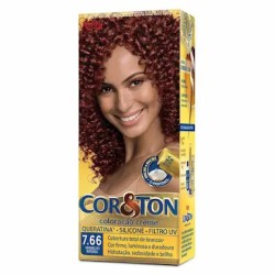 TINTURA PARA CABELO CORETON 7.66 VERMELHO INTENSO