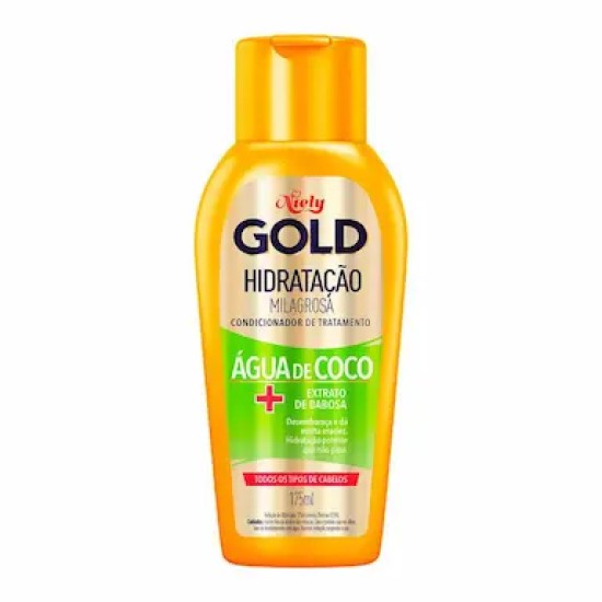CONDICIONADOR NIELY GOLD AGUA DE COCO 175ML