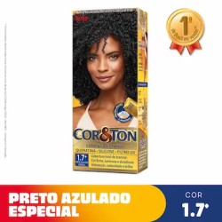 TINTURA PARA CABELO CORETON 1.7 + PRETO AZULADO ESPARADRAPO 125G